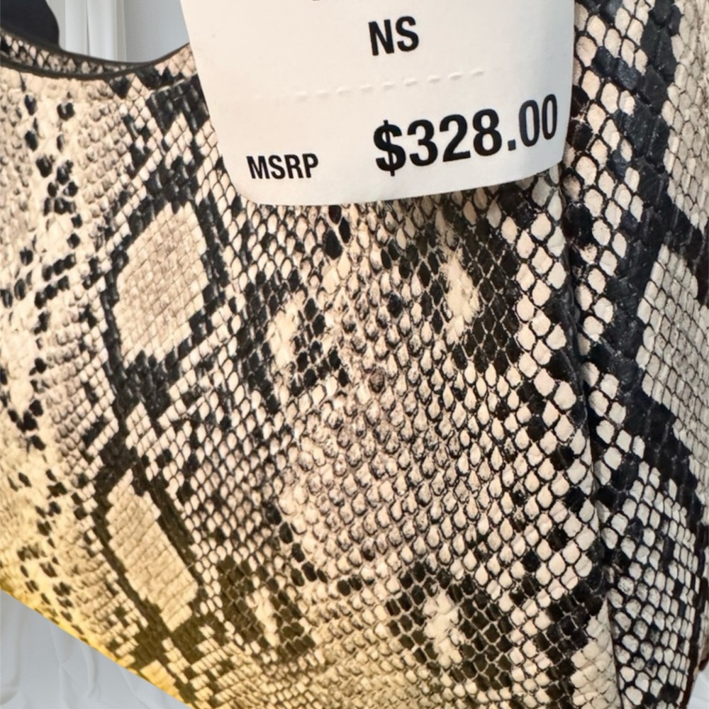 Snakeskin Patterned Michael Kors Crossbody - Picture 5 of 7